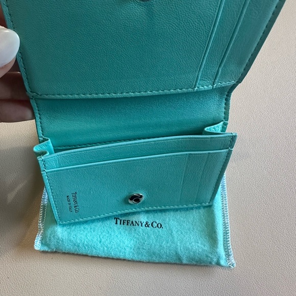 Tiffany card wallet -calf skin blue - Picture 6 of 9